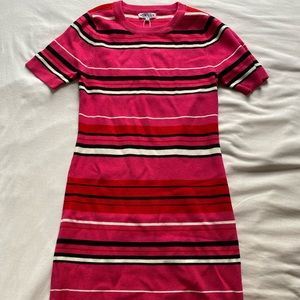 Striped sweater dress